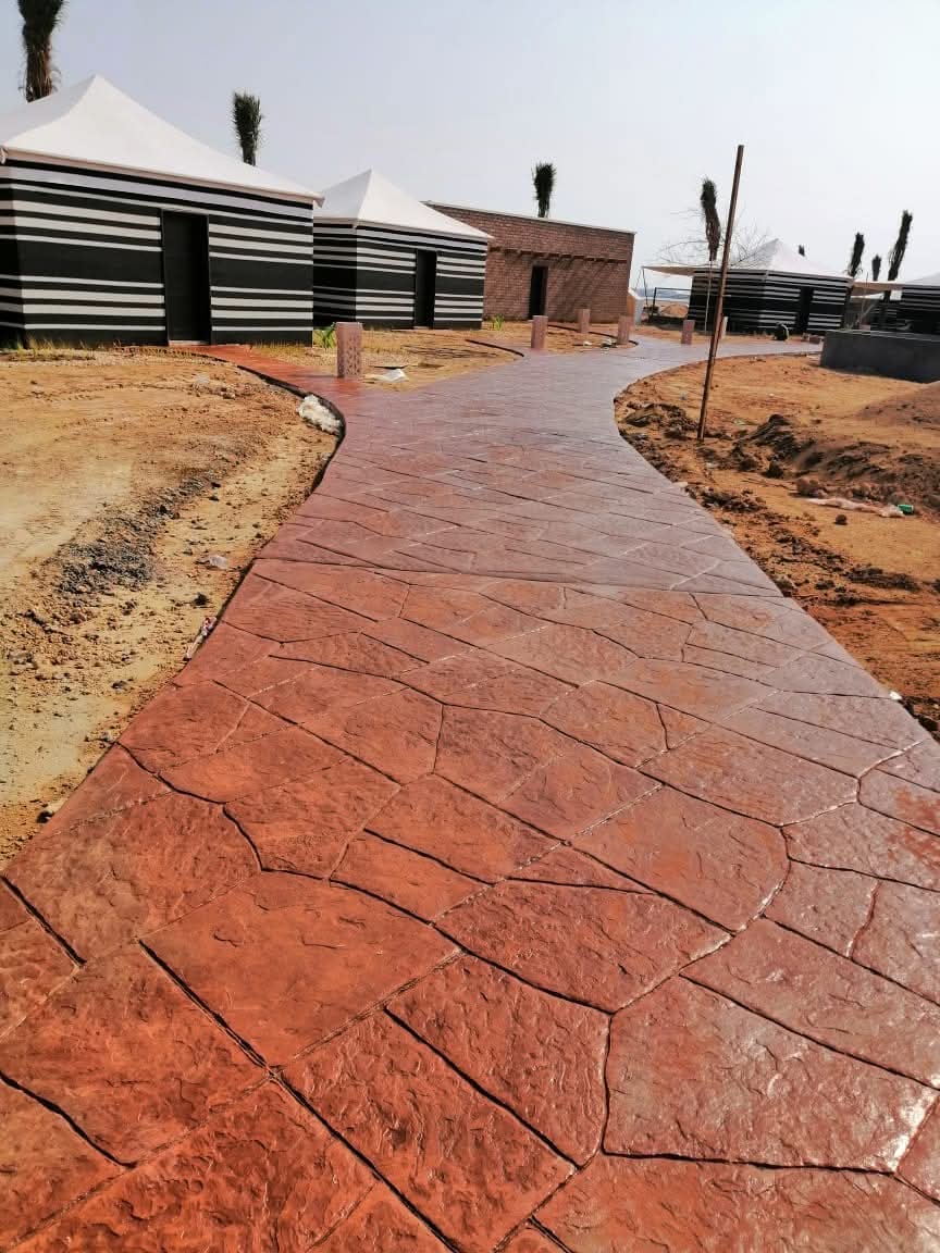 الخرسانه المطبوعه - أفضل أرضيات خرسانية مطبوعة