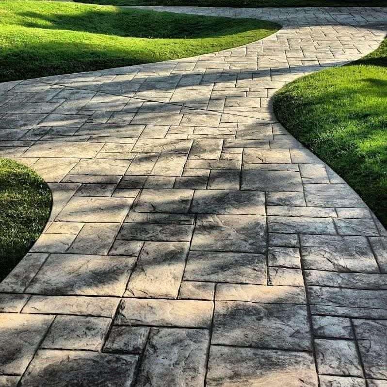 الخرسانه المطبوعه - أفضل أرضيات خرسانية مطبوعة